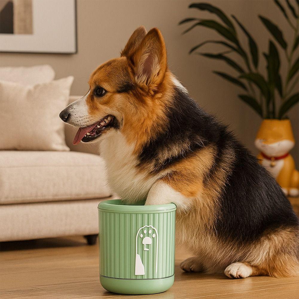 Soft Pet Foot-washing Cup Detachable Paw Cleaner Device Dog Foot Cleaning Cup  Paw Maintenance