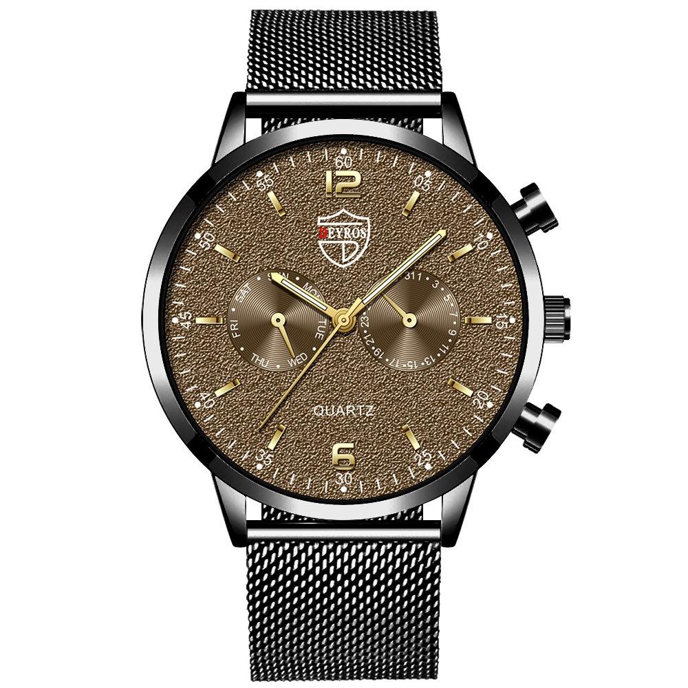 Fashion Men S Watch Luminous Men S Stainless Steel Quartz Watch