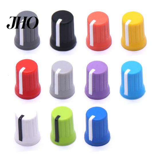 Rotary Knobs 5Pcs Universal EQ Knob Replacement Wear Resistant Caps Mini Size Simple Installation Equalizer Potentiometer Fader Wear-resistant