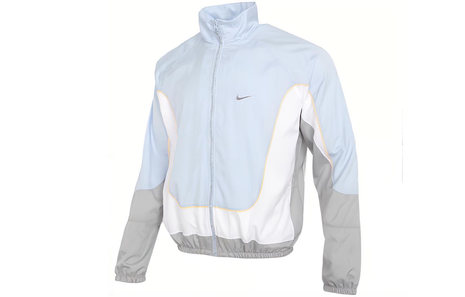 Nike Jackets Men s Hydrogen Blue Stand Collar Moderate Other CV1932-407 L