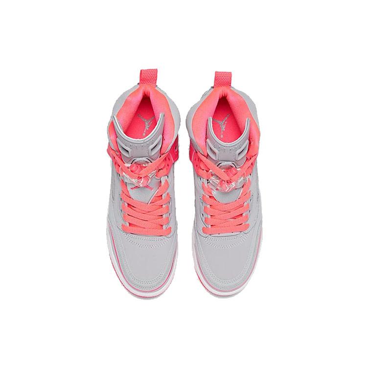 Jordan Spizike Wolf Grey Racer Pink GS 535712-060