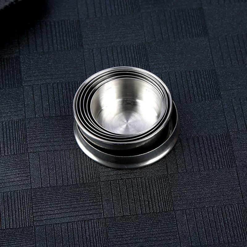 Stainless Steel Expansion Cup Outdoor Folding Cup with Key Ring Small Expansion Cup Water Cup