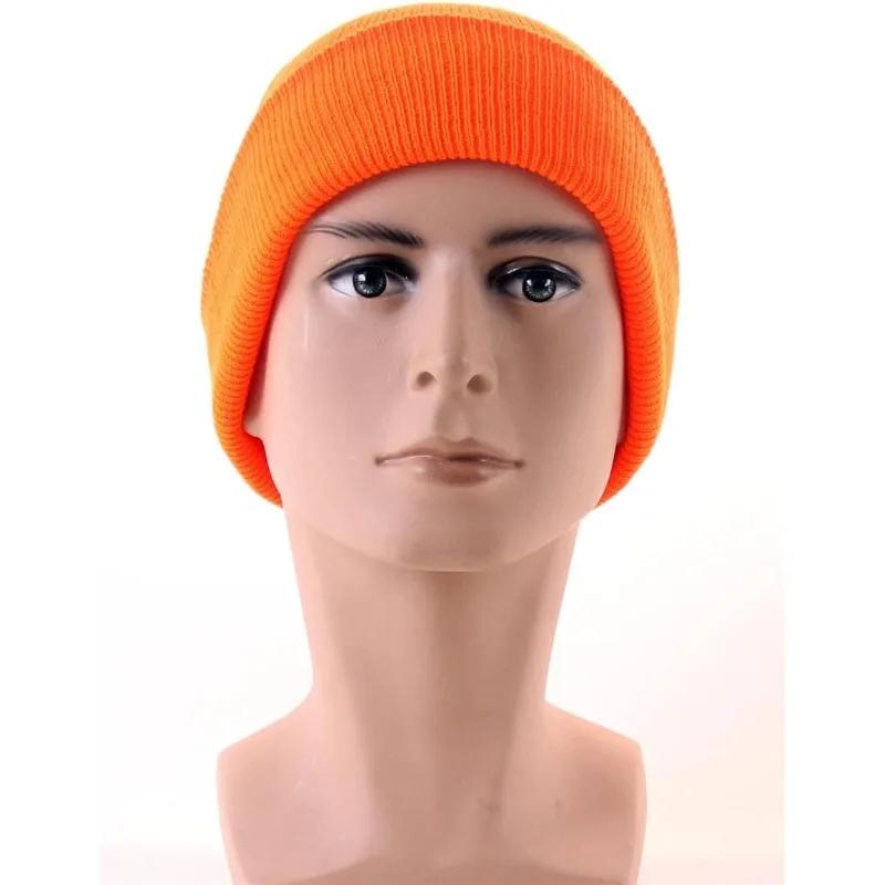 Solid Unisex Beanie Autumn Casual Soft Knitted Beanie Stretch Stretch Skull Hat Fashion Warm Hat Men Women Plain Daily Hat