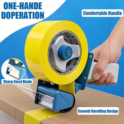 5cm Width Manual Tape Dispenser Sealing Packer with Cutter for School Office Home Packing Shipping Tools Supplies Wholesale