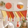 2.6 M (8.5 Ft) Triangular Decorative Garland with Tassels, Easy to Hang, Ideal for A Child's