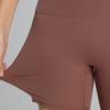 Pantaloni de yoga fără cusături, cu talie înaltă, tip "naked", fără linie T, cu buzunar, pantaloni lungi pentru fitness în aer liber, pantaloni scurți sport