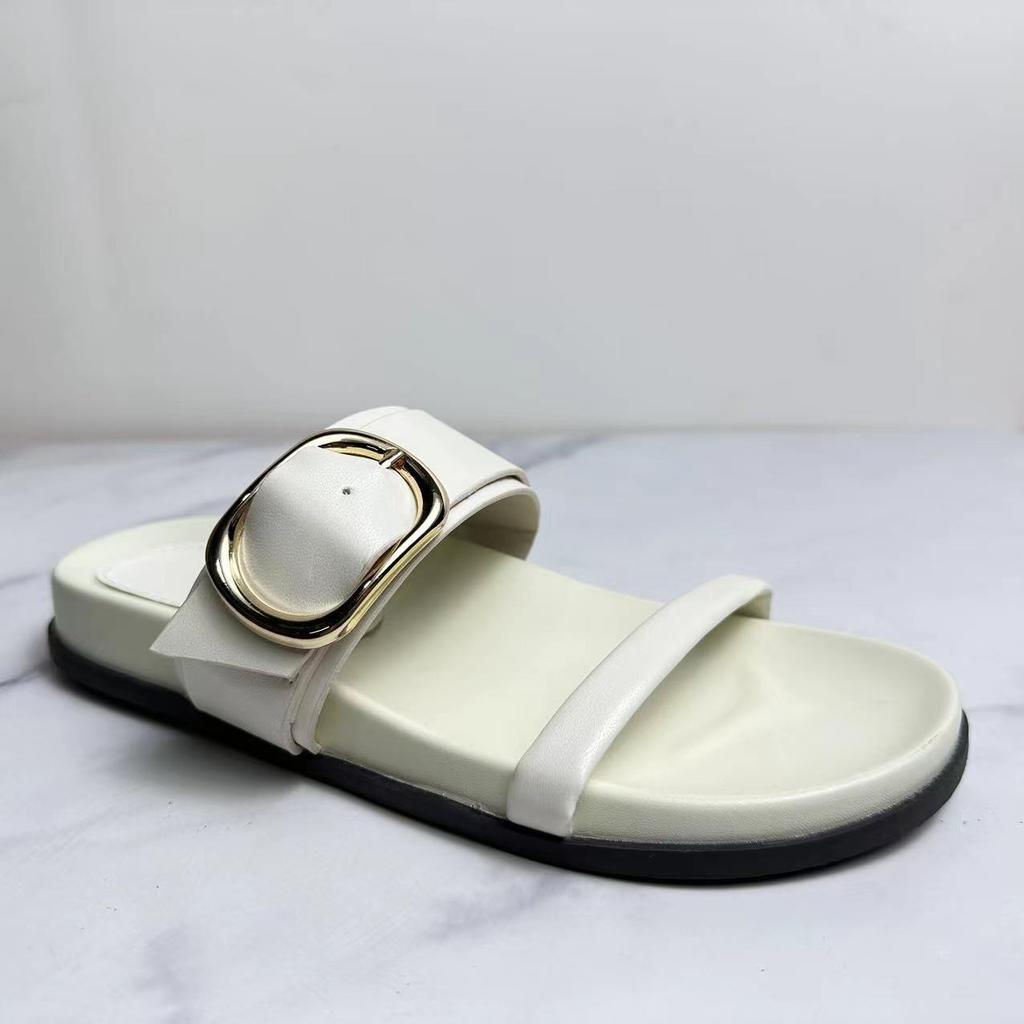 Fashion Sandals Women Flats Casual Slippers Summer Shoes 2024 New Fashion Dress Flip Flops Beach Bohemian Shoes Femme Home Slides