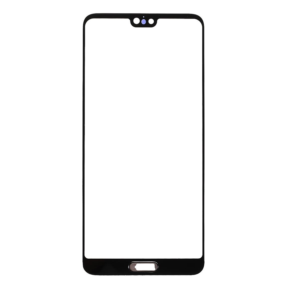 

Screen Glass Lens+OCA Adhesive Replacement [with Fingerprint Bracket] for Huawei P20 A