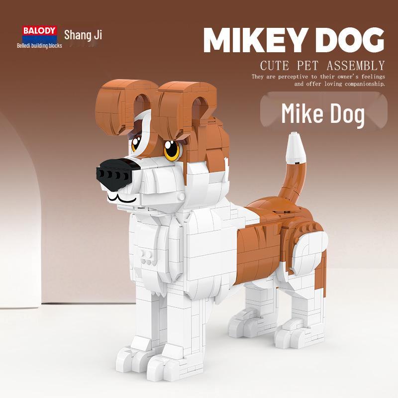 BeleDi Adorable Pet Building Blocks: Husky, Cat, Dog Educational Toy & Gift