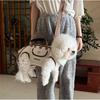 Dog Travel Backpack With Breathable Nylon Material For Small Pets Suitable For Outdoor Adventure