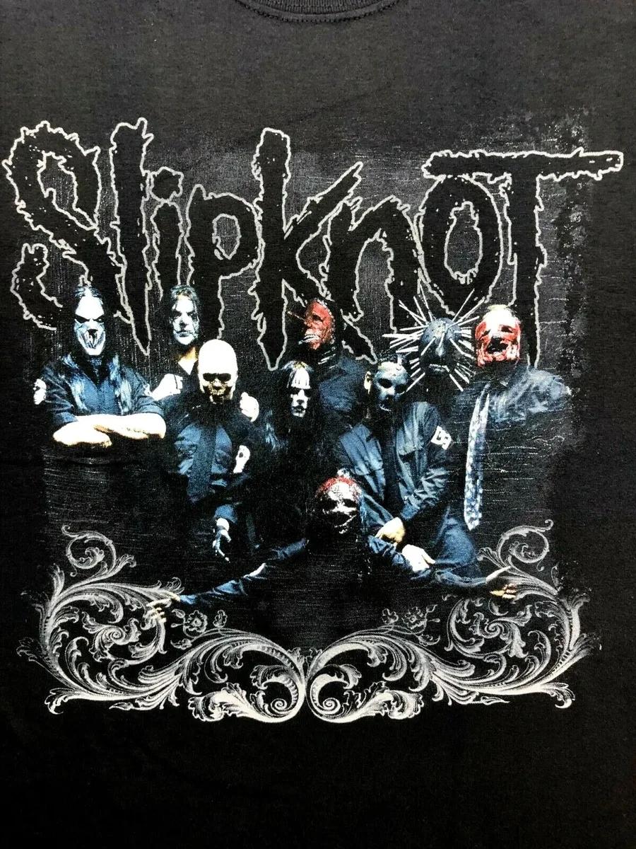 Slipknot Band Black T-Shirt Cotton Full Size Unisex S-5XL Slipknot N1433 XS