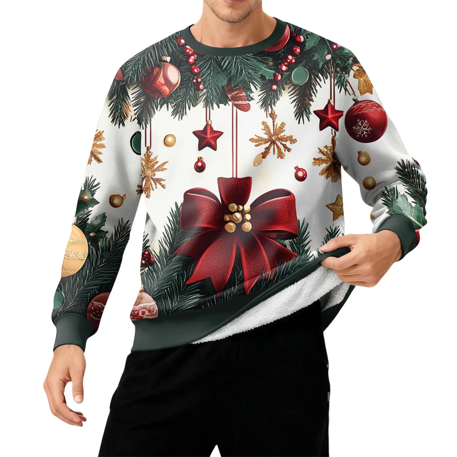 

Мужской свитшот с круглым вырезом, на флисовой подкладке, плотный, однотонный XL