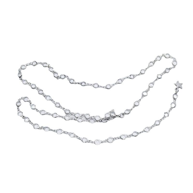 Sexy Crystal Waist Chain Rhinestone Necklace Wedding Bridal Party Collar Choker Chain Necklace Jewelry Gift for Women 1