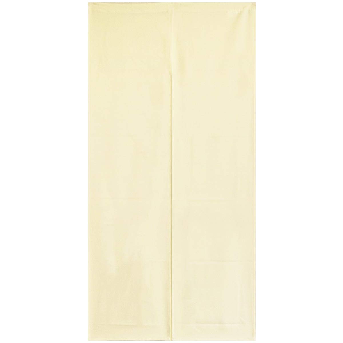 

Noren 150 x 75 cos Flame-retardant Curtain, Plain, cm, (Ivory 11703)