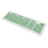 Keyboard Keycaps 110 Keys FOS Step OEM Height 2 Color Injection Molding Computer Accessories