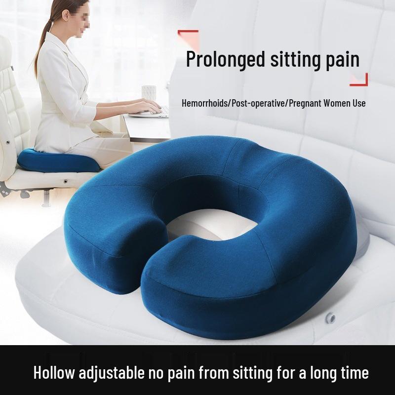 Comfortable Anti-Slip Seat Cushion for Office & Wheelchair - Relieves Pressure & Supports Posture