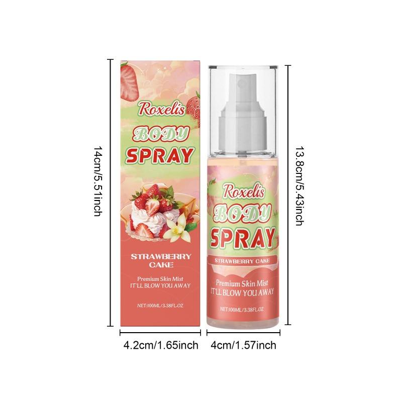 Body Fragrance Spray Long-lasting Fresh Fragrance with Soft Tone Stay Fragrance Multi-layered Light Elegant Perfume Spray