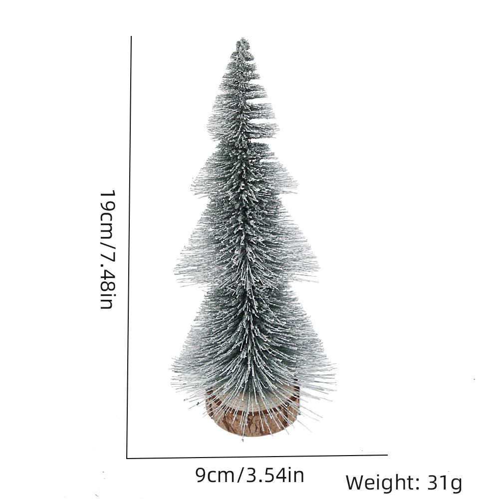

Мини Рождественская Восхитительная Елка с Реалистичным Снегом, Отделка Кедр для Праздничного Декора Офиса 19CM Cedar Tree
