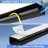 1pc 40cm/15.74in PVC Desk Cable Organizer Cable Management Accessories Cable Protecter No Drilling Under Desk Management Tray