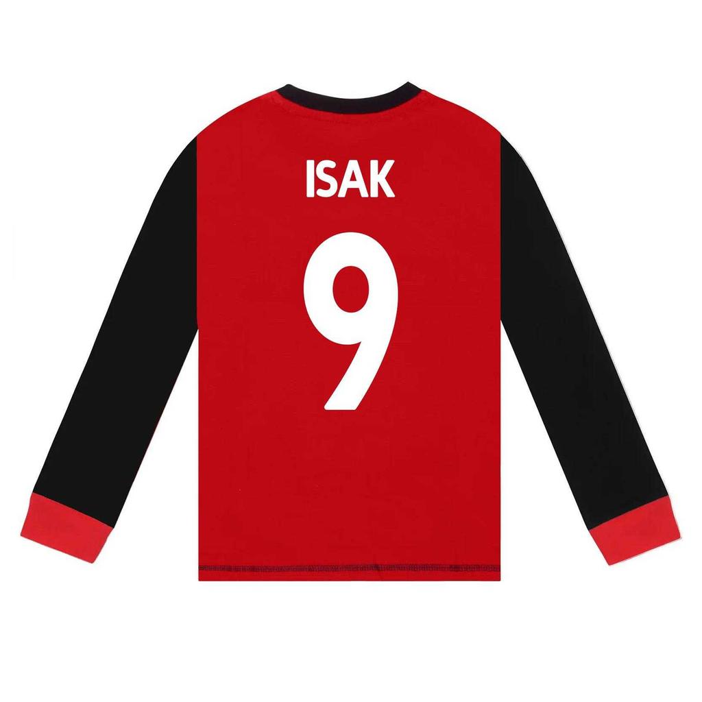 Liverpool FC Boys Isak 9 Long-Sleeved Long Pyjama Set