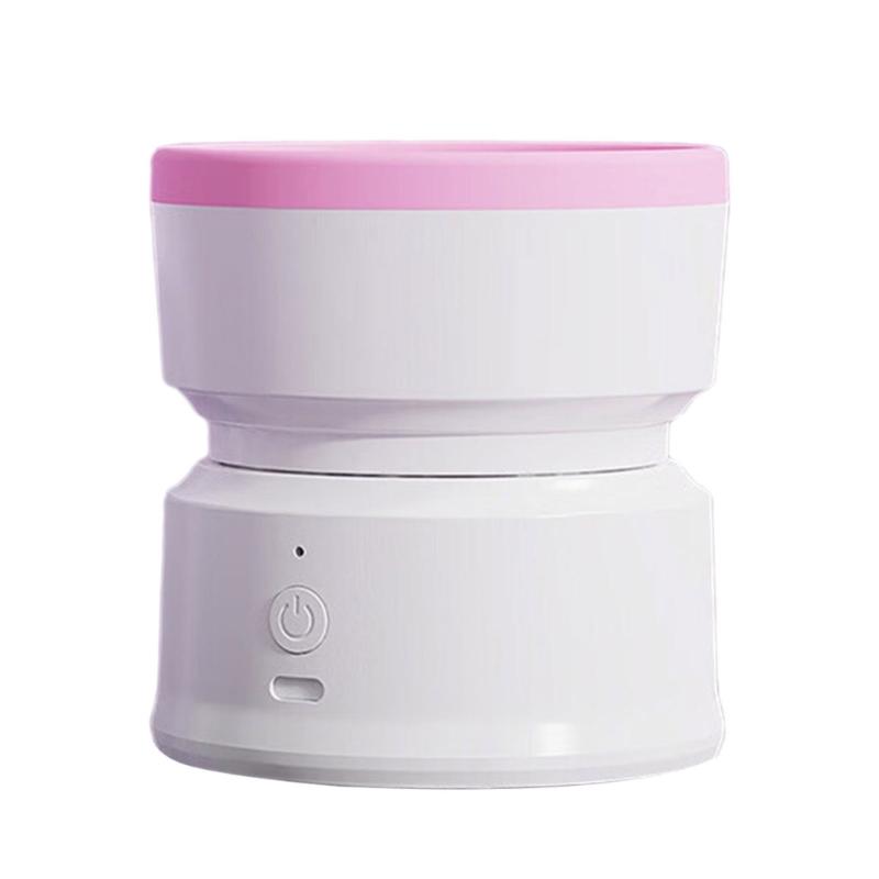 

Rechargeable Cosmetic Brush Washer Portable Silicone Cup With 800mAh Battery For Efficient Quiet Cleaning