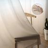 Teal Green Khaki Gradient Sheer Curtains for Living Room Decoration Window Curtains for Kitchen Tulle Voile Organza Curtains