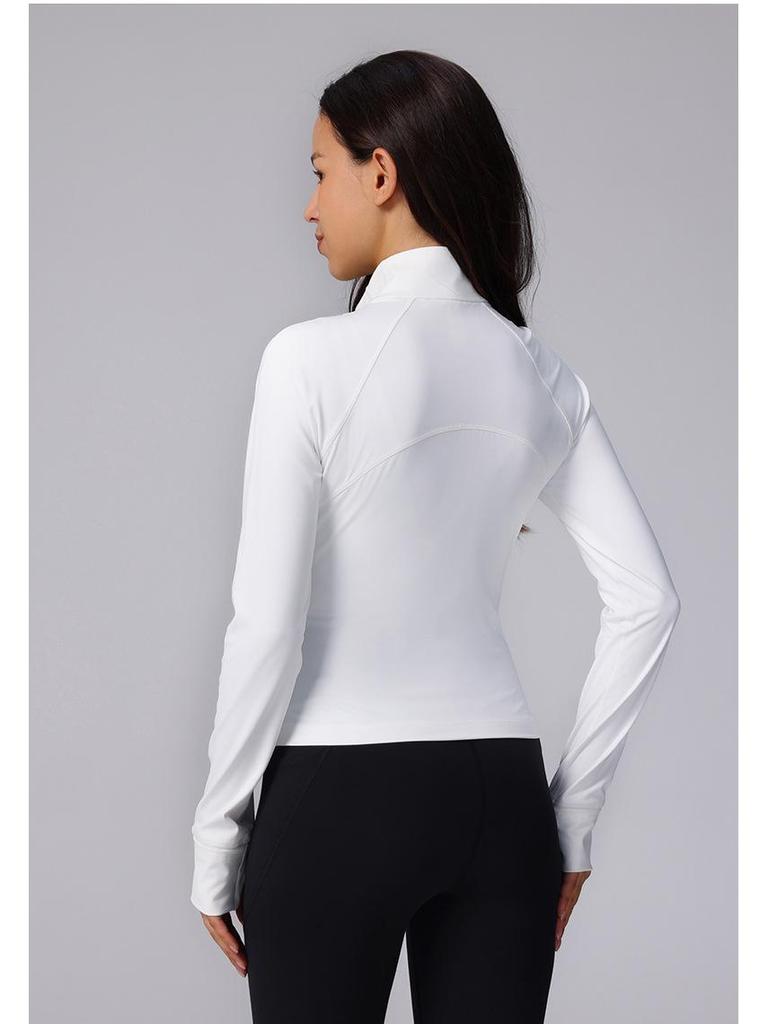 Women's Long-Sleeve Outdoor Running Jacket - Fitness & Yoga Wear