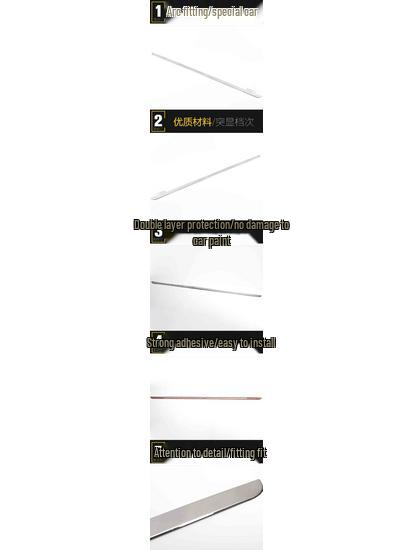 Venucia T70 Stainless Steel Tailgate Trim Anti-Scratch Strip