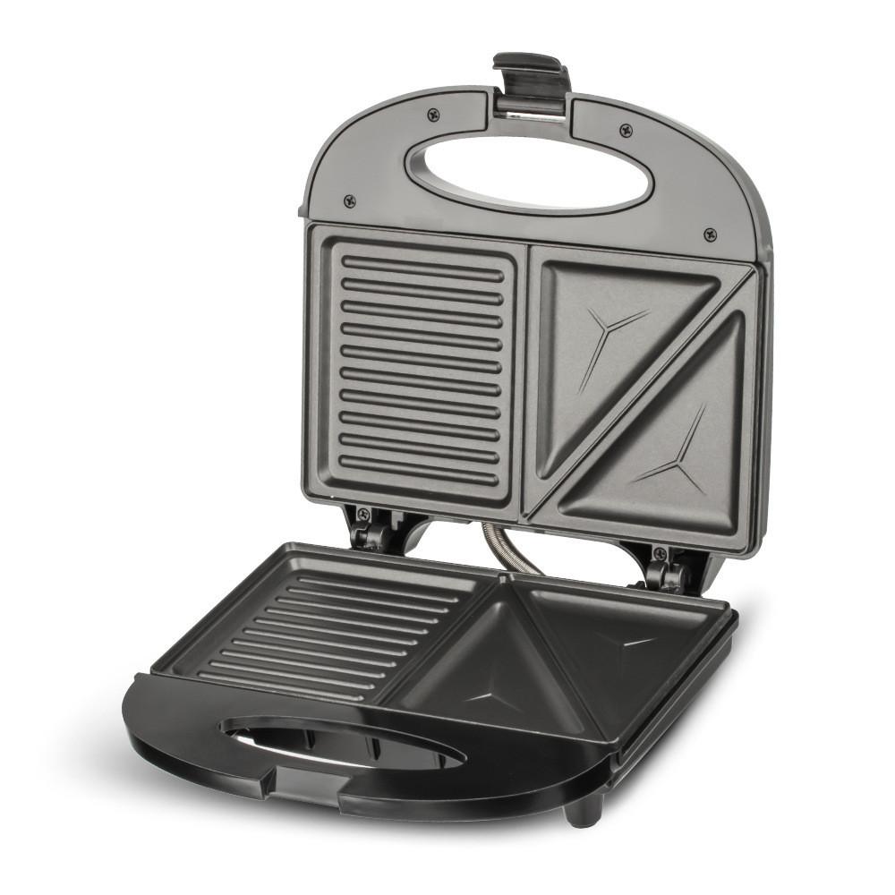 750W Double Sided Heating Sandwich Maker Mini Waffle Machine Household Multi Functional Breakfast Machine