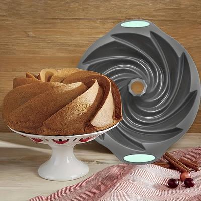 Silikonová forma na bábovku 11,2''x3,1'' Heritage Bundtlette Forma na dort Nepřilnavá Pro výrobu Cyclone Cake Pečicí nástroje Kuchyňské potřeby