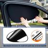 Car Sunshade: Heat-Insulating, Non-Transparent Electrostatic Curtain Visor
