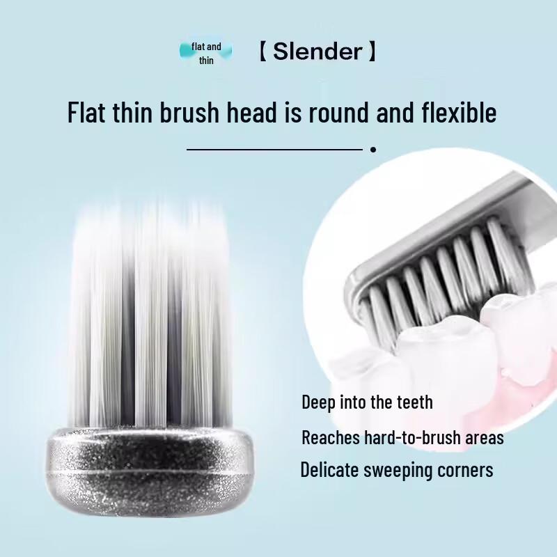 NICE S2 Charcoal Soft Toothbrush (10-Pack)