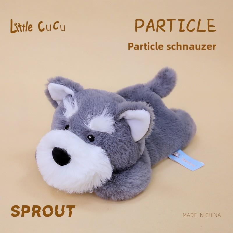 Grey Plush Cartoon Cat And Dachshund Dalmatian Plush Animal Doll For Kids Gift