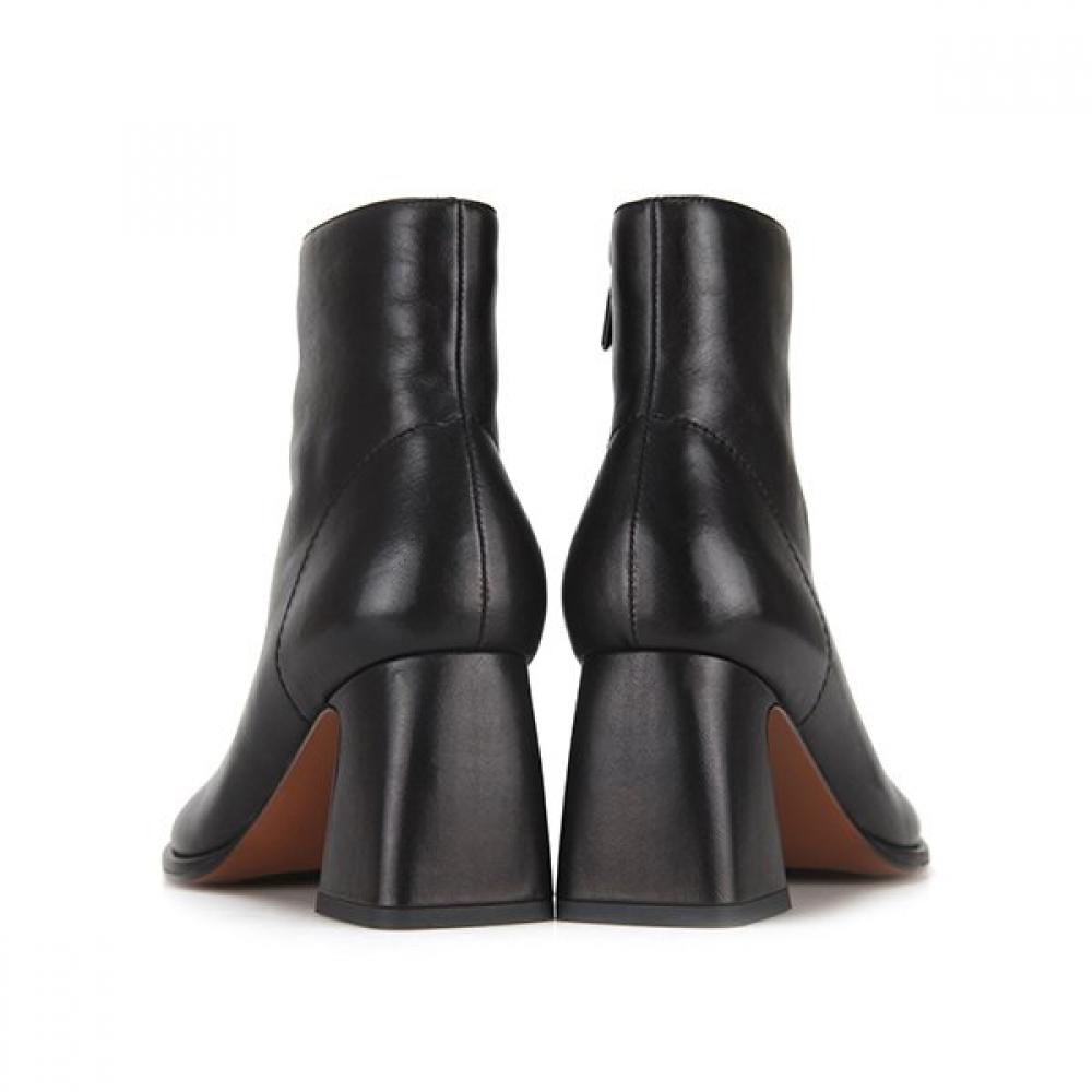 Barbara Leather Basic Daily 7cm Ankle Boots Bbe833bk