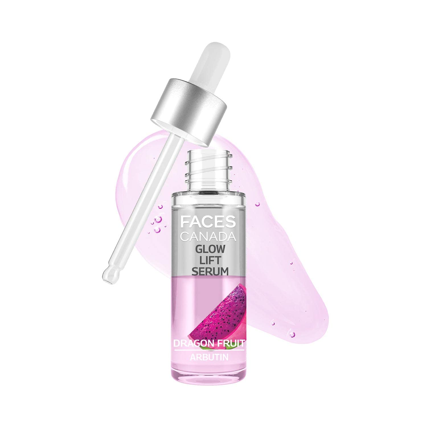 

FACES CANADA Glow Lift Serum, 27 ml | Dragon Fruit & Arbutin | Biphasic Face Serum | Restores Glow & Hydrates For Spotless, Radiant & Plump Skin
