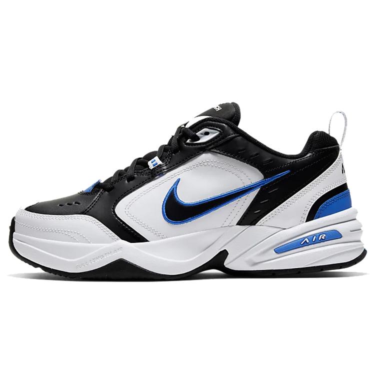 New Nike Air Monarch Iv Black White Royal Blue 415445-002