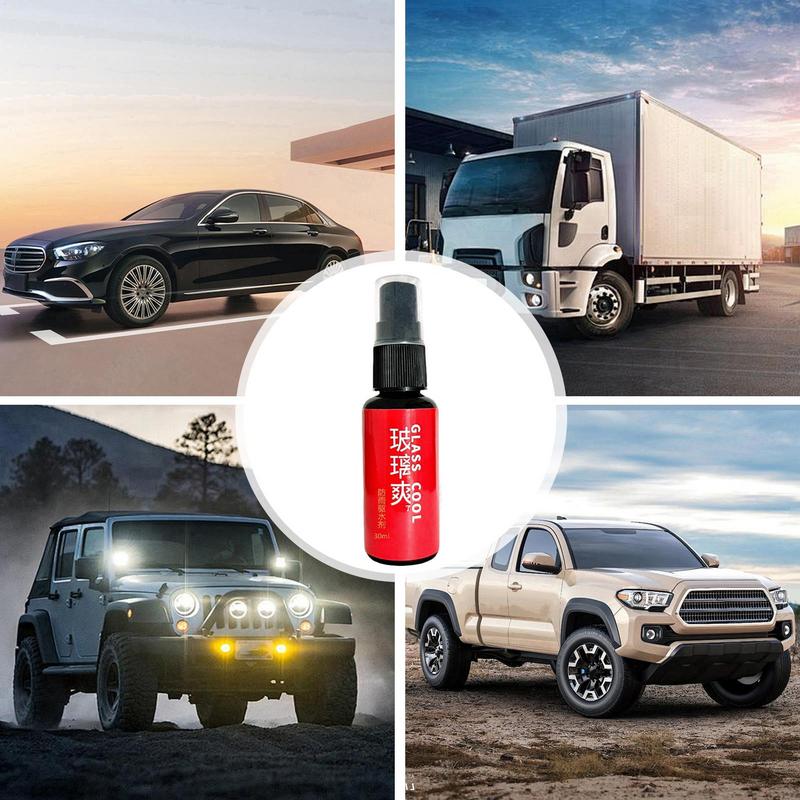 Car Glass Anti-Fog Rainproof Agent Effective 30ml Film Coating Agent Windshield Spray Effective Windshield Spray Water Removal