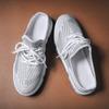 Fashion New Canvas Shoes Mesh Half Tray Shoes Men's Summer Lazy Slippers Student Casual Shoes Sports Fashion Hollow Breathable Sandals