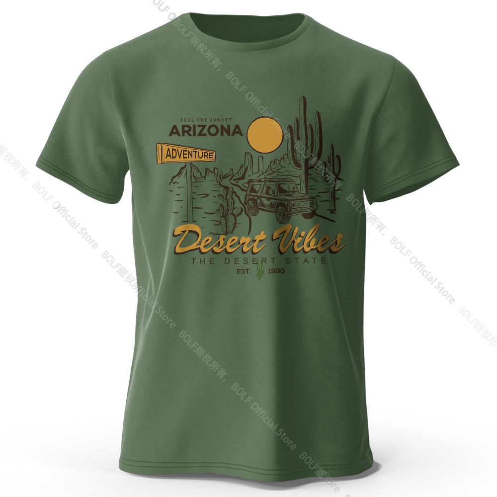 

Desert Rally Retro 4x4 Printed Unisex Men Women T-Shirt Tees Tops 100% Cotton Dakar Race Graphic Dune Explorer L