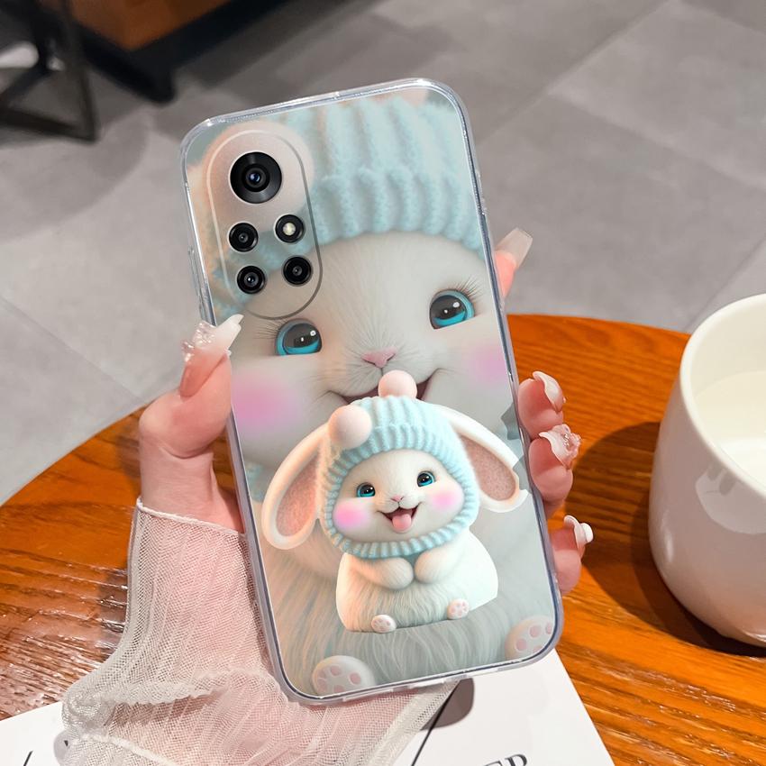Case For Huawei Nova 8 9 10 11 Pro SE P Smart 2019 2020 Y60 Y70 Cute Black Cat Phone Cover Soft Slim TPU Shockproof Transparent Shell For Huawei Cases