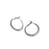 Korean Style Frosted Polka Dot Ear Cuff Hoop Earrings for Women - Versatile Elegance for All Face Shapes