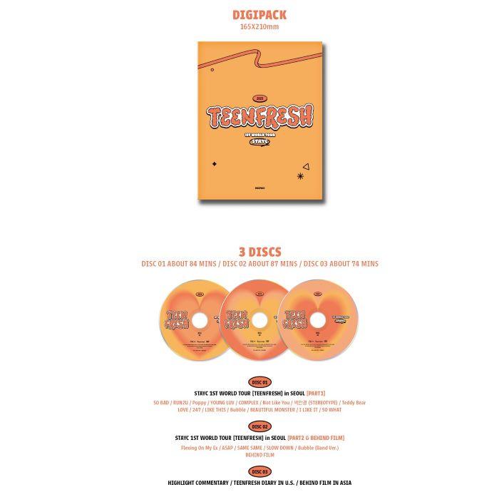 STAYC - 1st WORLD TOUR [TEENFRESH] DVD&QR