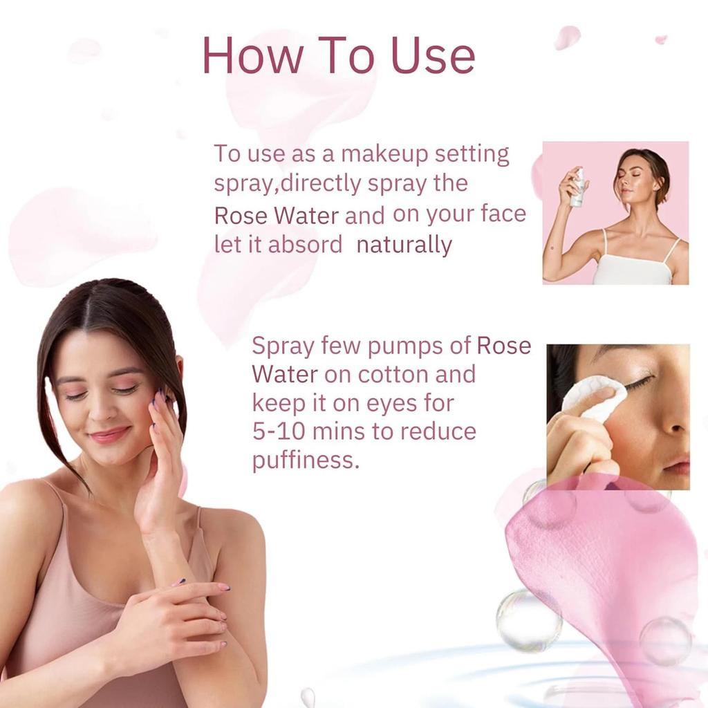 Cannarma Bulgarian Rose Water For Glowing And Hydrates Skin 50ml