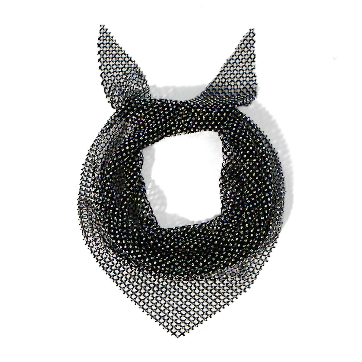 

Блестящая женская бандана со стразами, повязка на голову с бриллиантами, повязка на голову, платок, рейв-фестиваль, тюрбан, Клубная одежда, вечерние головные уборы