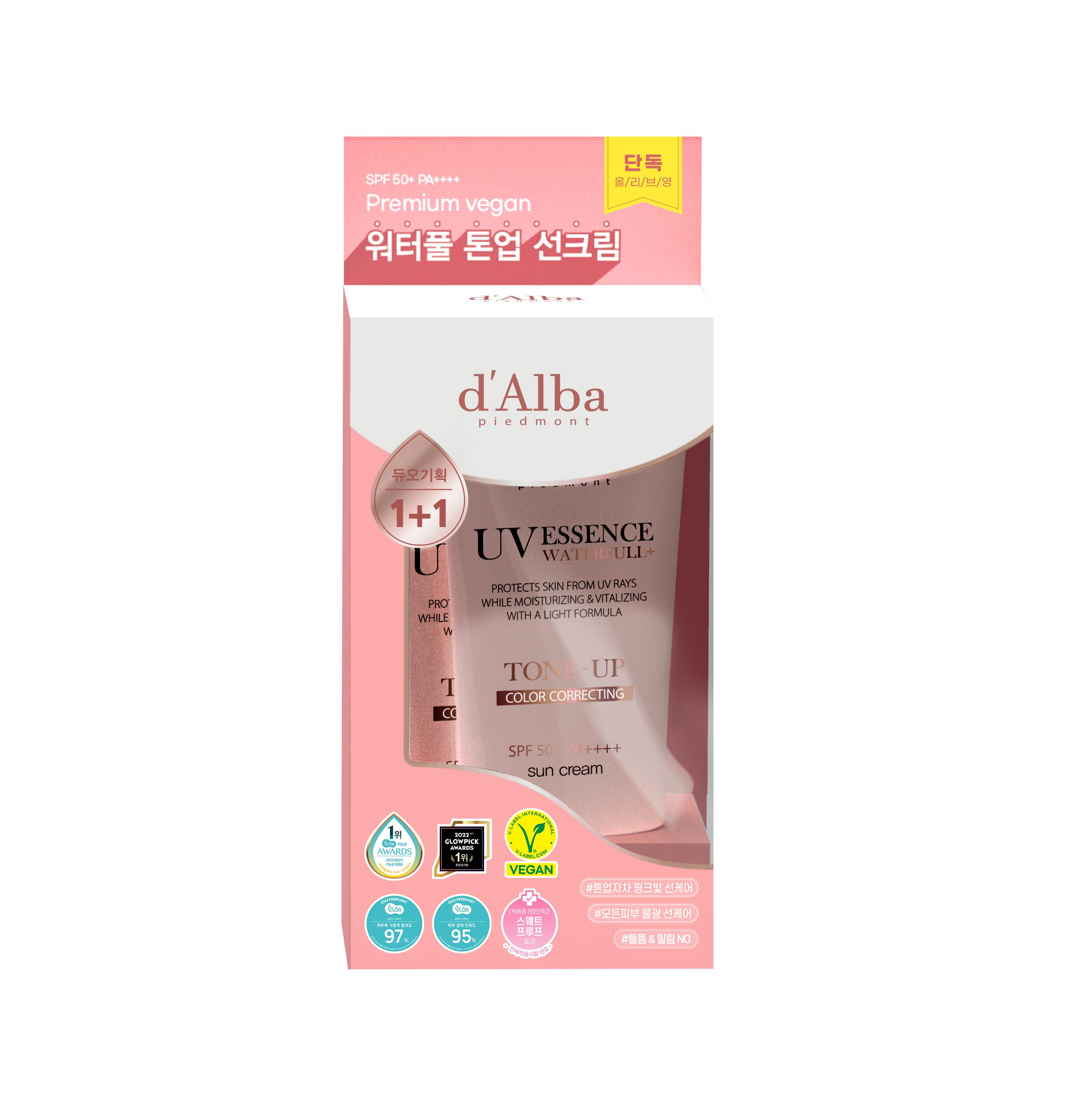 

Dalba Waterful Pink Tone-Up Sun Cream Duo Special (50 мл + 50 мл) Tone-up duo project