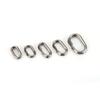 Stainless Steel Fishing Swivel Rings Multiple Sizes Lure Connecting Ring  Fishing Accessories