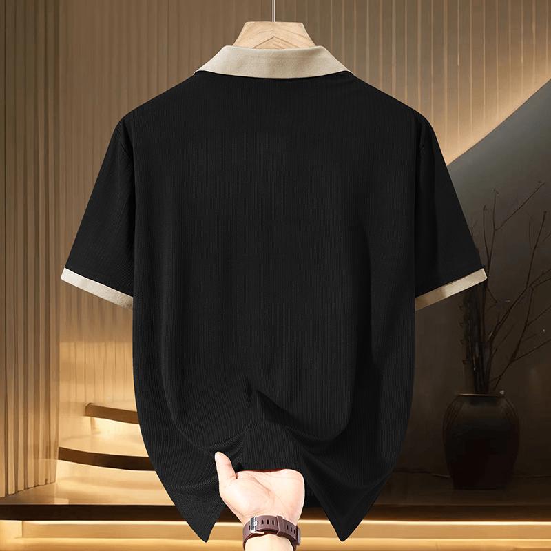 Übergröße 5XL-13XL Übergroße Poloshirts Herren Sommeroberteile Schwarz Kurzarm T-Shirt Sommerkleidung