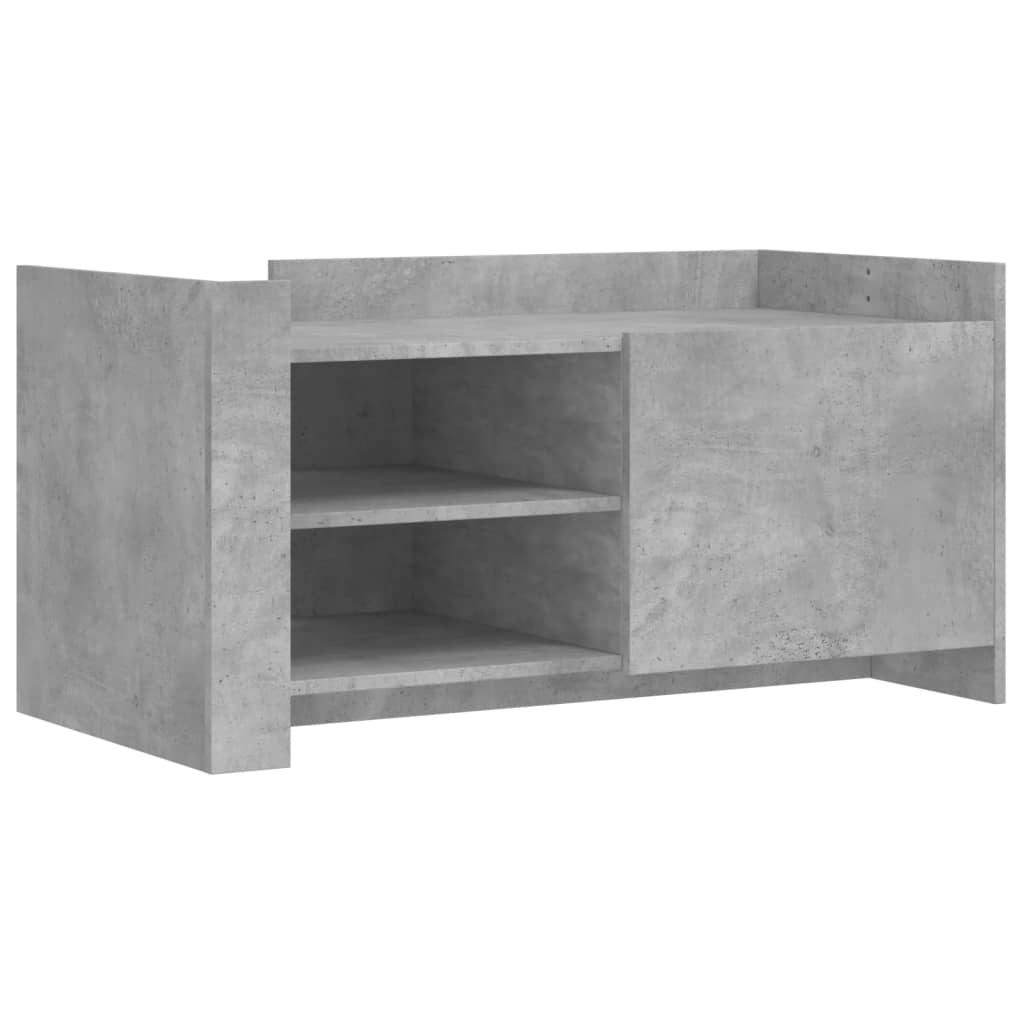  Coffee Table, Concrete Grey, 100x50x50 Cm