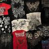 Tappet Gothic Style Summer 3D Printed Large-sized Men's T-shirt Quick-drying and Breathable Suitable for Outdoor Activities