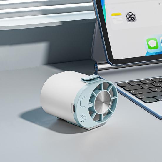 Tragbarer Clip-on-Ventilator Auto-Clip-on Klimaanlagenventilator Leichter Leiser Betrieb Ventilator für Outdoor-Reisen Camping Büro
